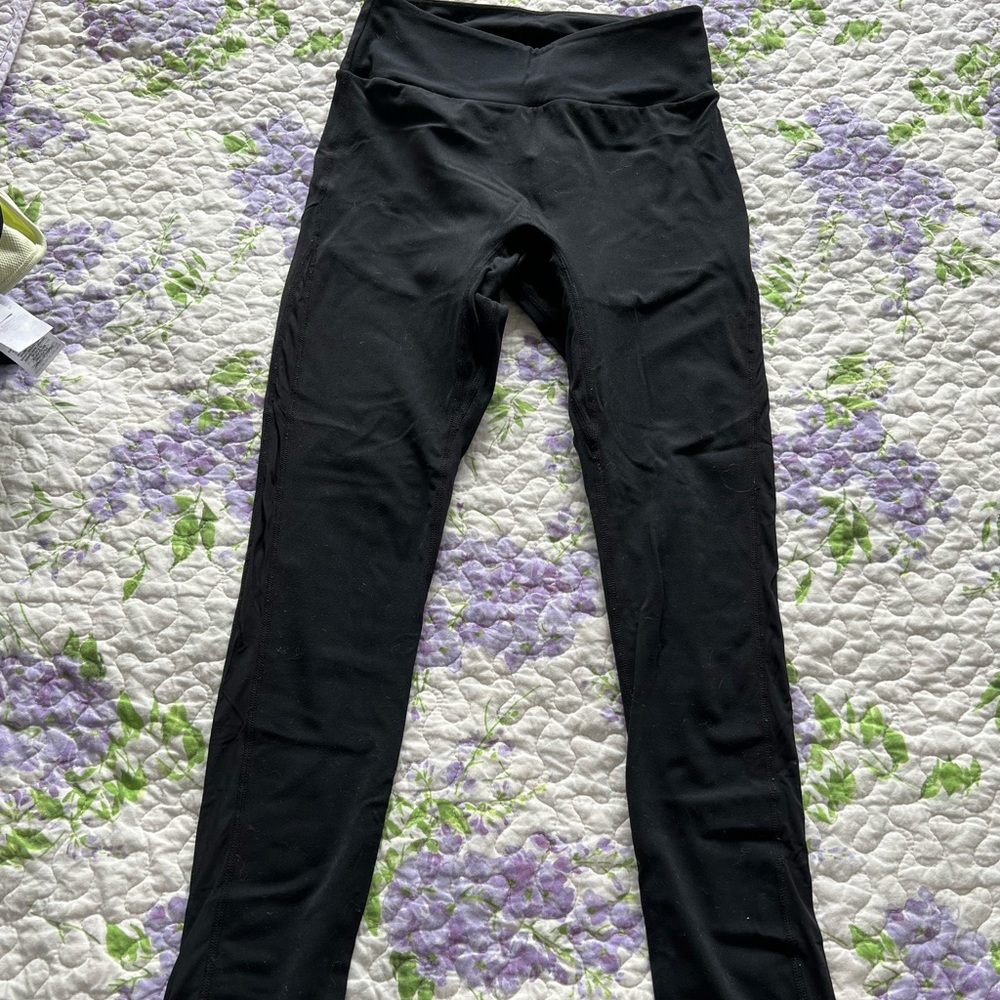 BLACK COTTON GYMSHARK LEGGINGS